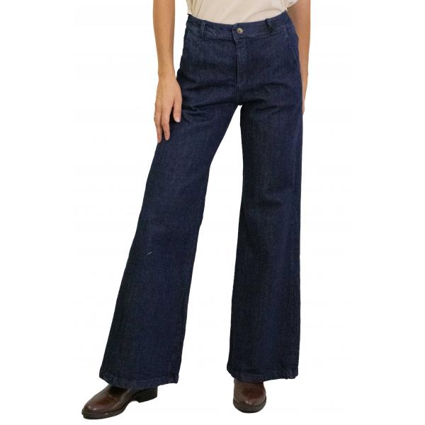 Chino palazzo in denim 